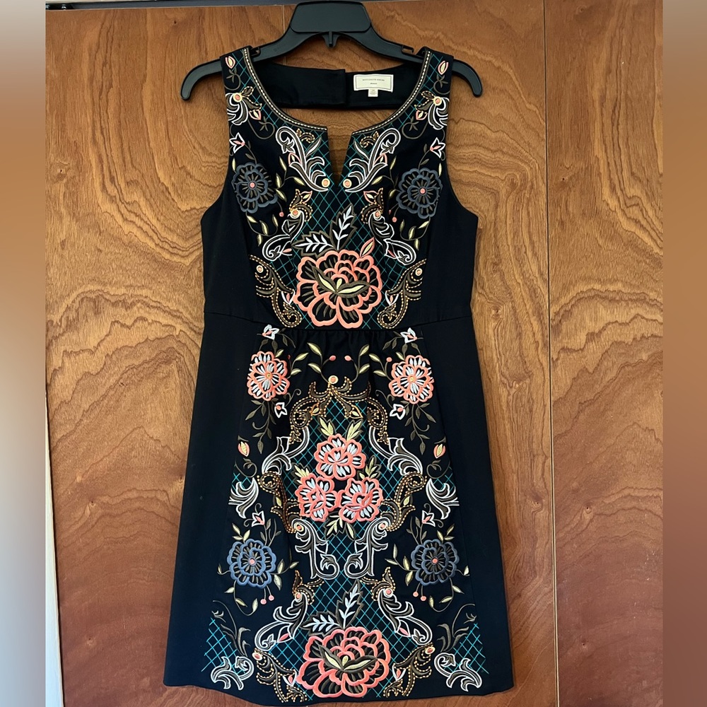 Anthropologie embroidered dress